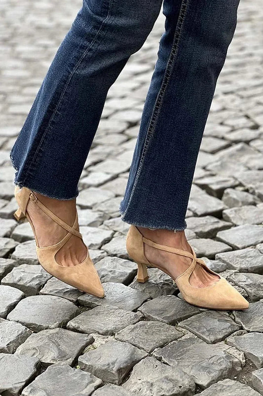 DECOLLETE À STRAPPO INCROCIATO