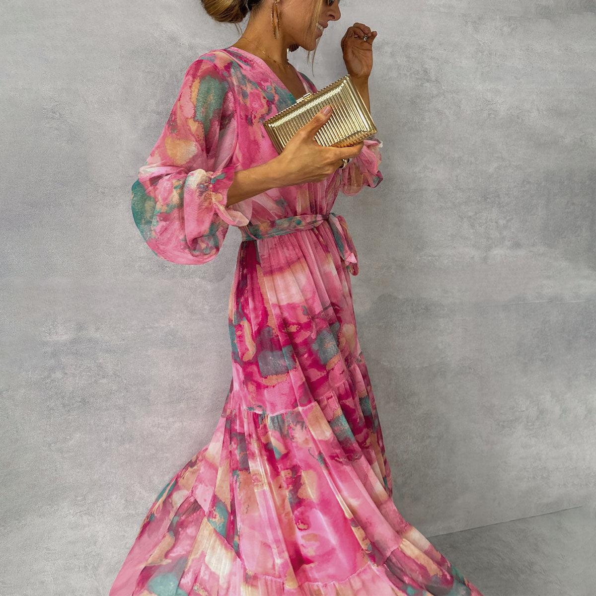 Felicity | Robe Maxi Élegante à Fleurs