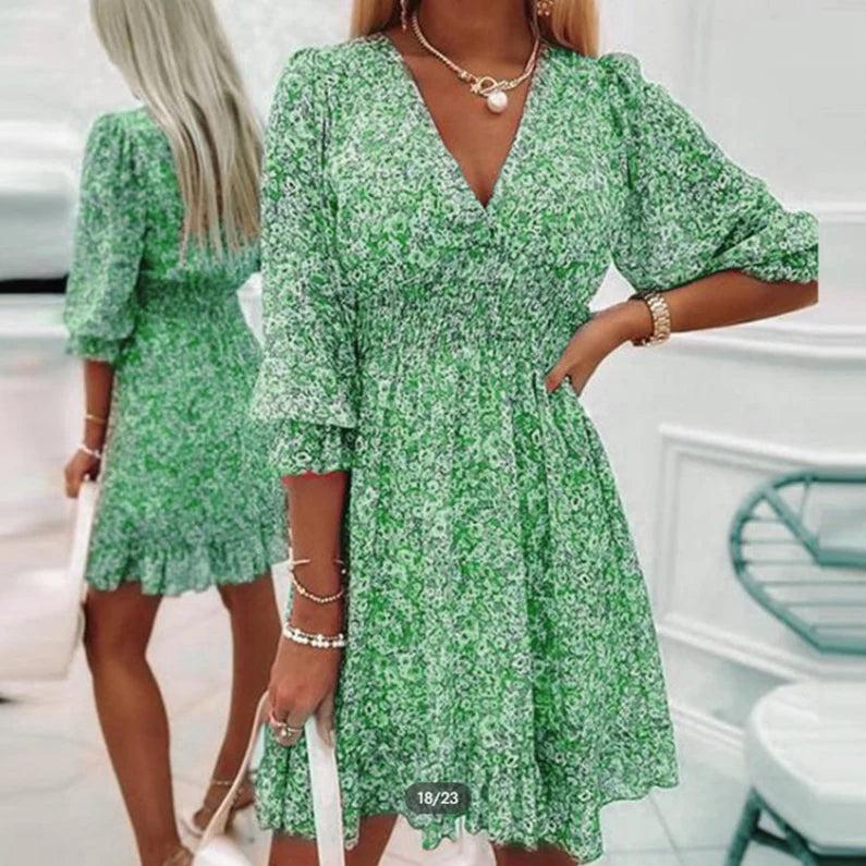 Sunna | Robe Florale Élegante