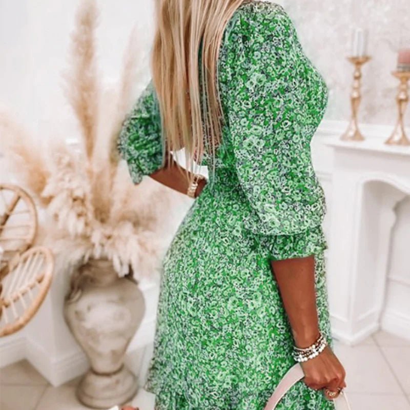 Sunna | Robe Florale Élegante