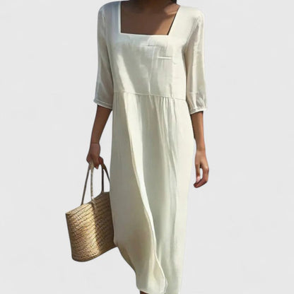 Delphine | Robe Ivoire Intemporelle