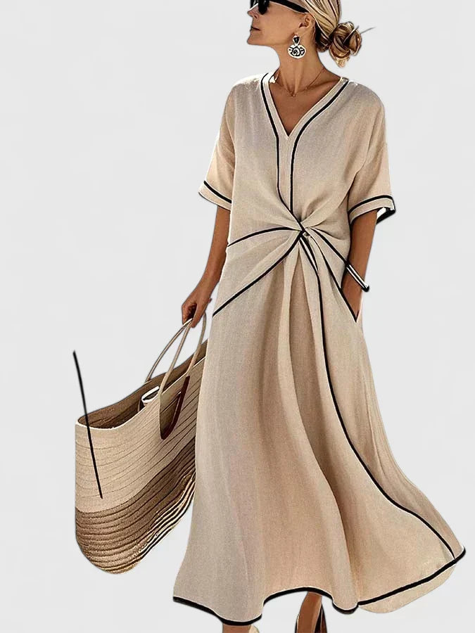 Érika | Robe Chic Camel
