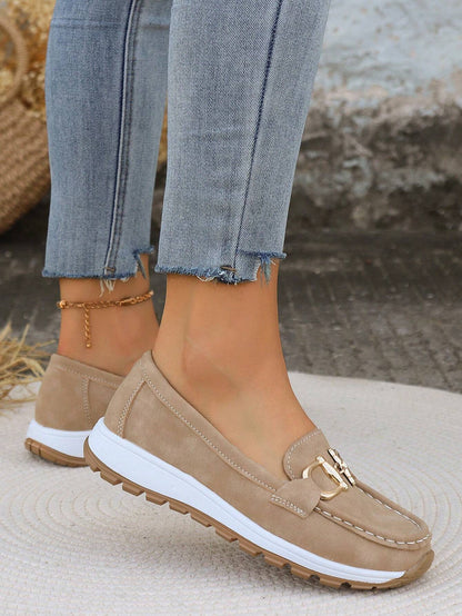 Ellie - Mocassins plats à boucle