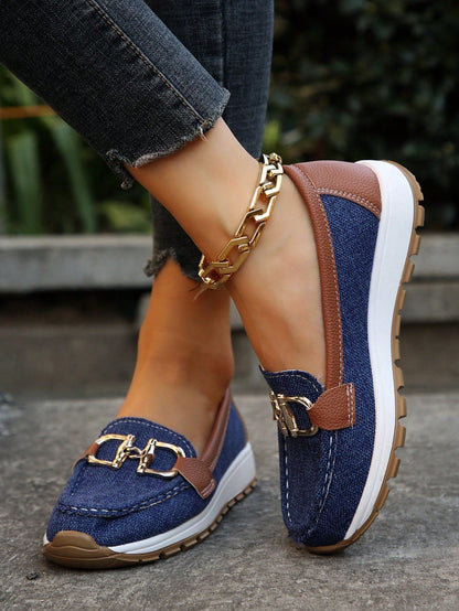 Ellie - Mocassins plats à boucle
