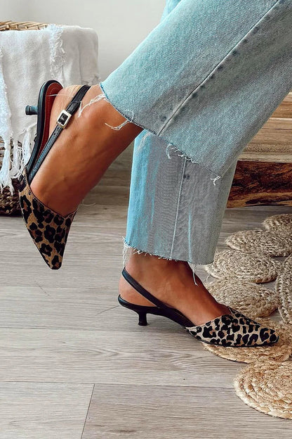 SLINGBACK IMPRIMÉ ANIMAL