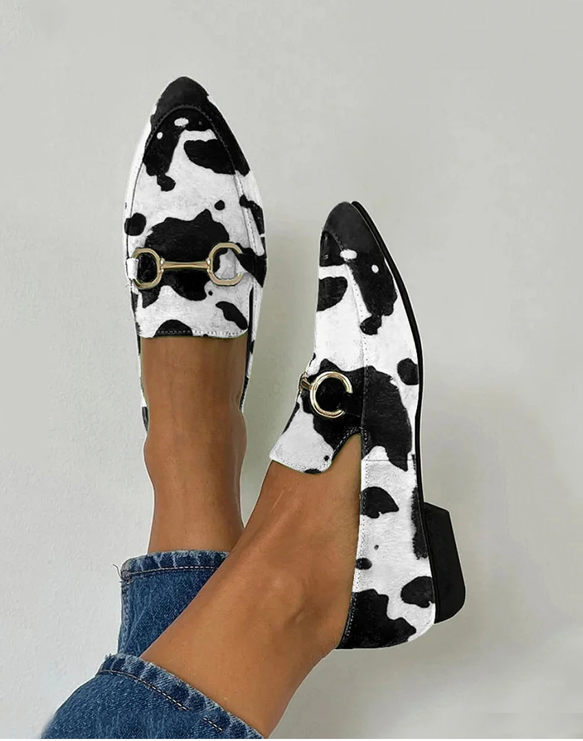 Diana | Mocassins avec boucle imprimée