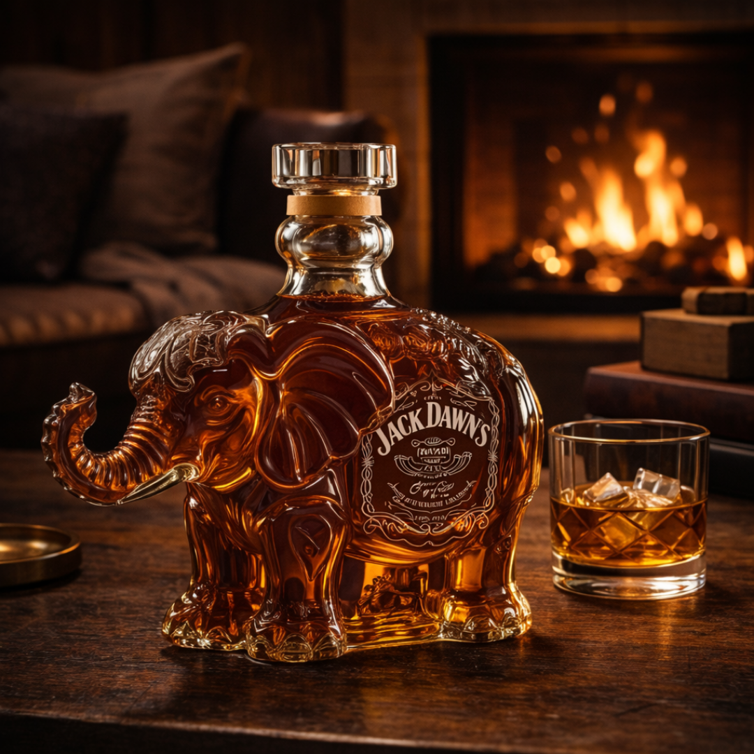 Botella de whisky Jack Daniel's  Elefante