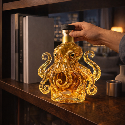 Botellas de whisky Pulpo