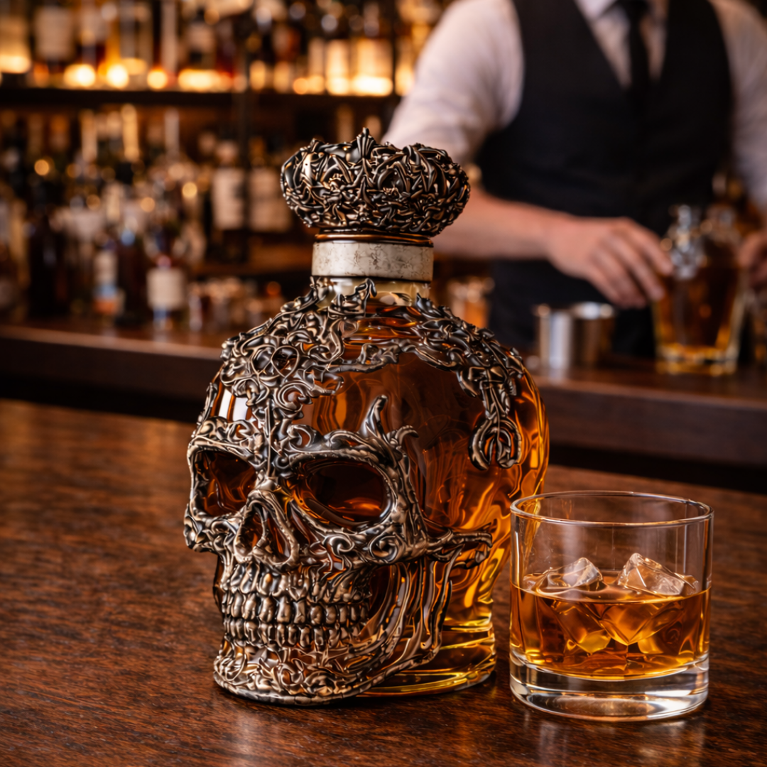 Botella de whisky Rey Muerto