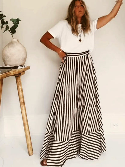 Damaris | Robe Maxi Froncée Confortable et Élégante