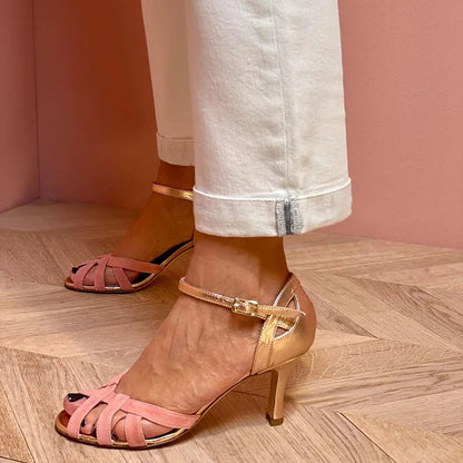 SANDALES À TALONS HAUTS AVEC BRIDES