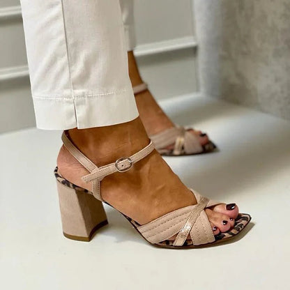 SANDALES À TALONS CROISÉS