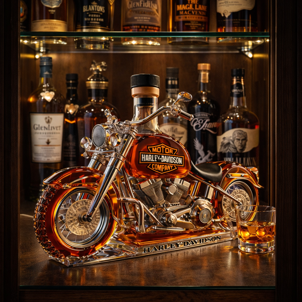 Bouteille de whisky Moto