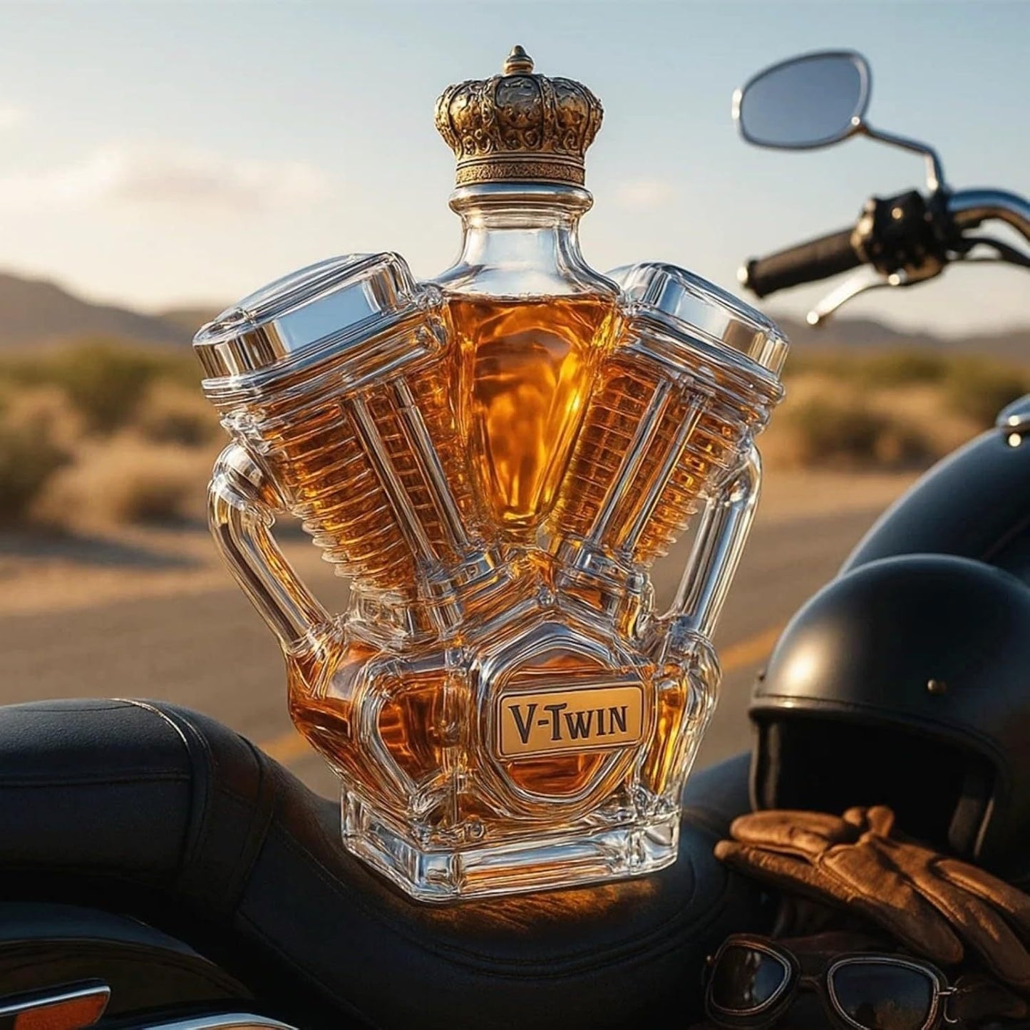 Botellas de whisky V8