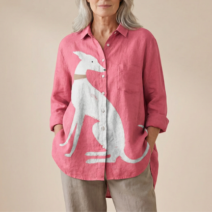 Audrey - Chemise Artistique à Boutons