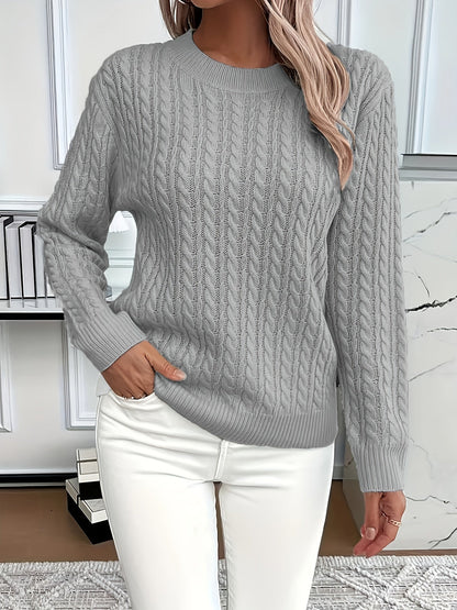 Becky | Pull en Tricot à Câbles