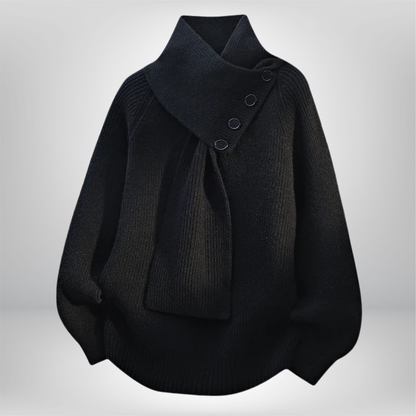 Ivora | Pull à col écharpe confortable