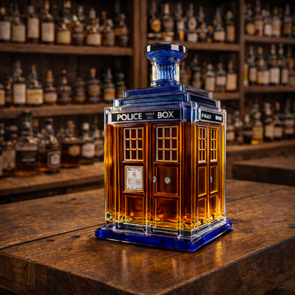 Botellas de whisky Policia