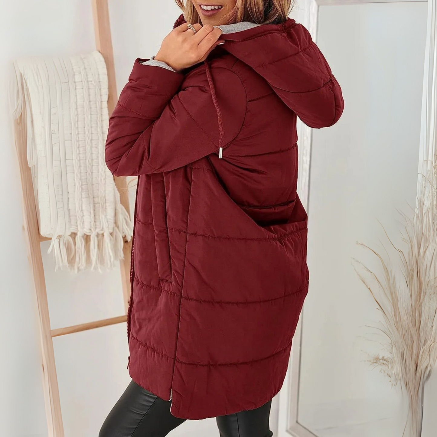 Marcelline | Veste d'hiver légère à capuche