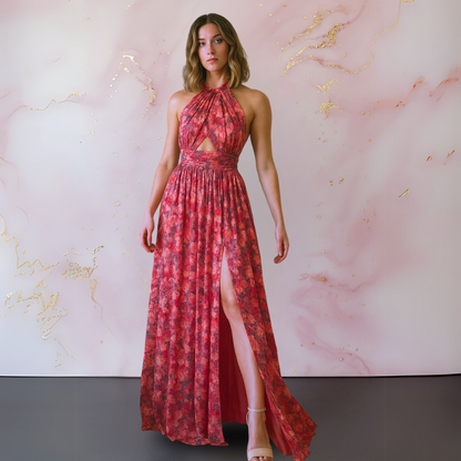 Vera | Robe élégante avec imprimé floral