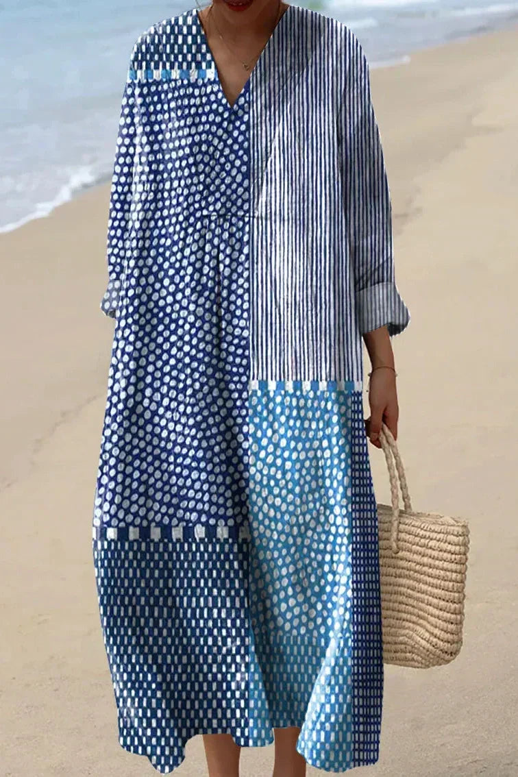 Éllie | Robe chemise à motif