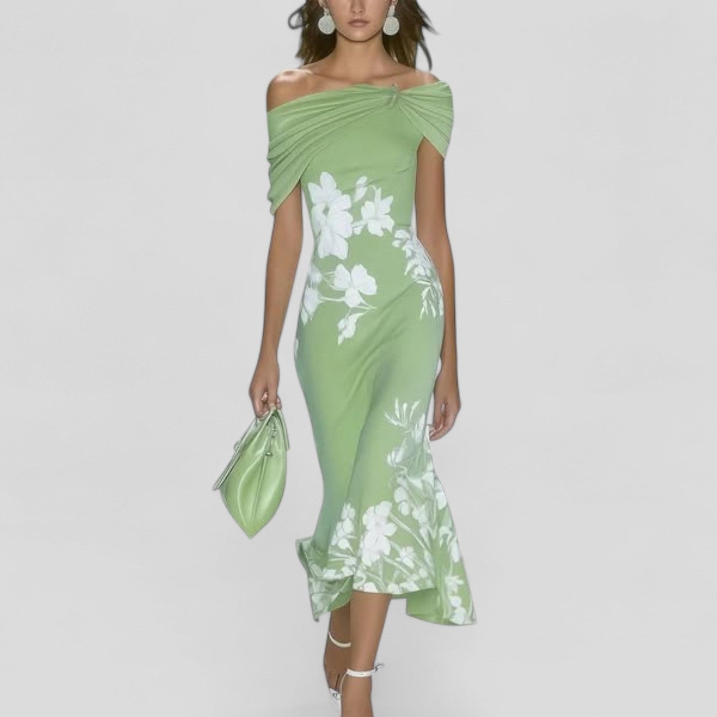 ISABRUNEL | Robe midi élégante