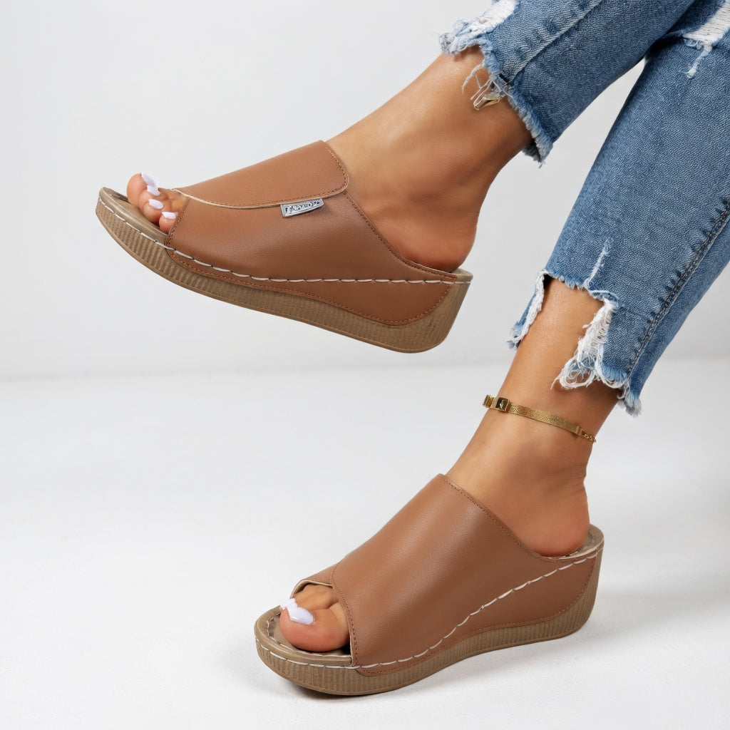 Liorane™ | Sandales compensées élégantes confortables ergonomiques