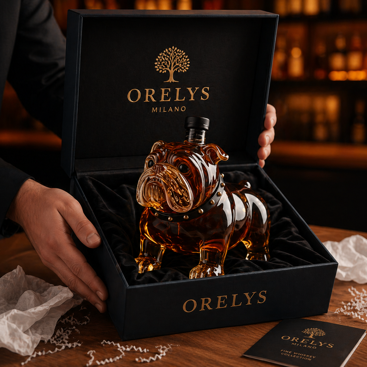 Bouteilles de whisky Bulldog
