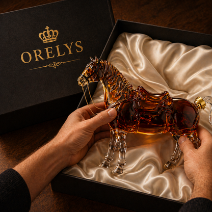 Botella de whisky Caballo
