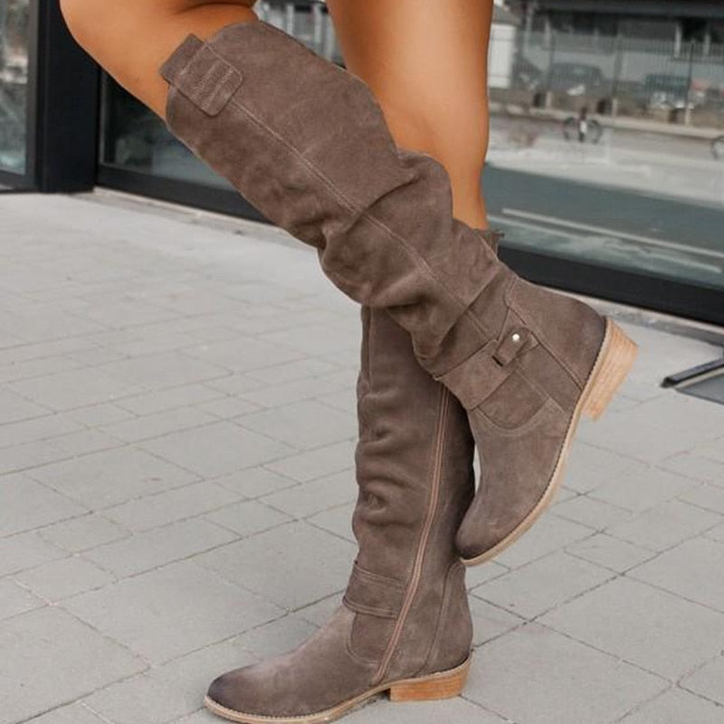 Zavira | Élégantes et Chaleureuses Bottes en Daim pour Femmes