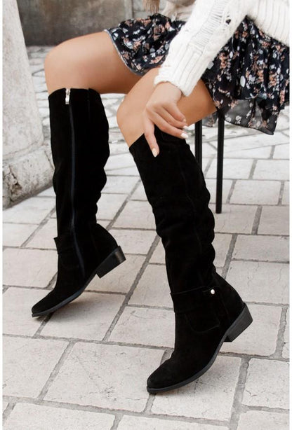 Zavira | Élégantes et Chaleureuses Bottes en Daim pour Femmes