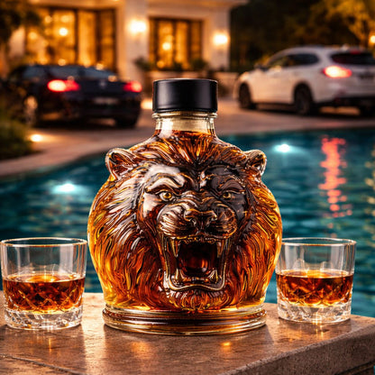 Botella de whisky León