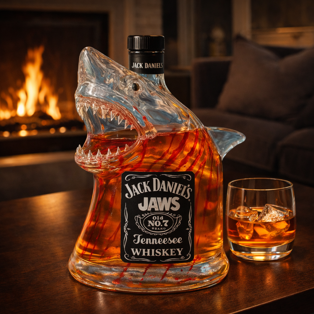 Botellas de whisky Tiburón