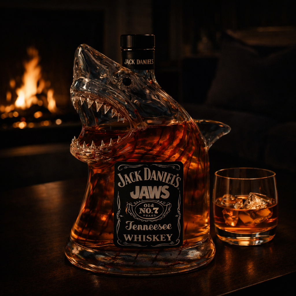 Botellas de whisky Tiburón