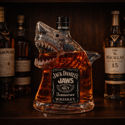 Botellas de whisky Tiburón