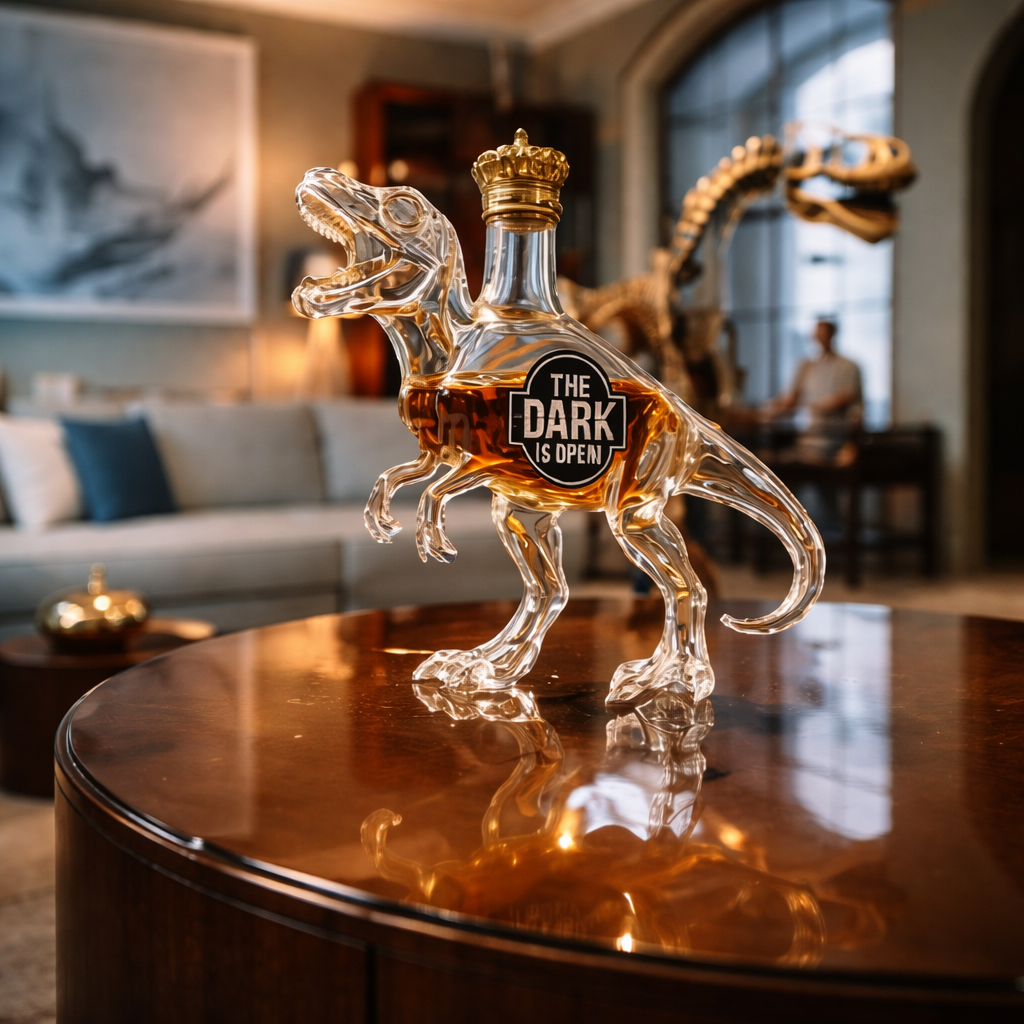 Botellas de whisky T-Rex