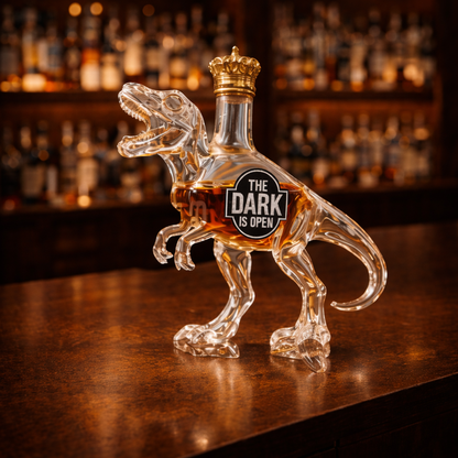 Botellas de whisky T-Rex