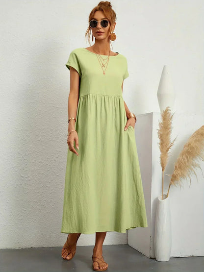 Gabrielle™ | Robe midi fluide élégance intemporelle