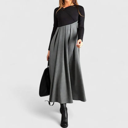 Reva | Robe Grise Élégante