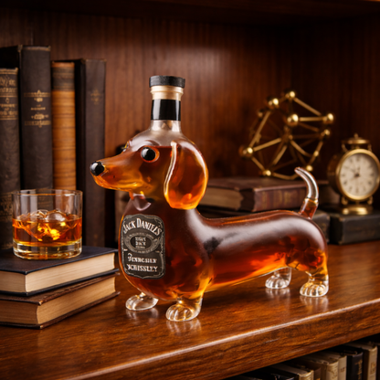 Botella de whisky Salchicha