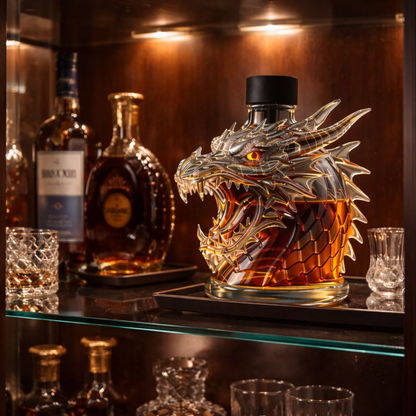 Botellas de whisky Dragón
