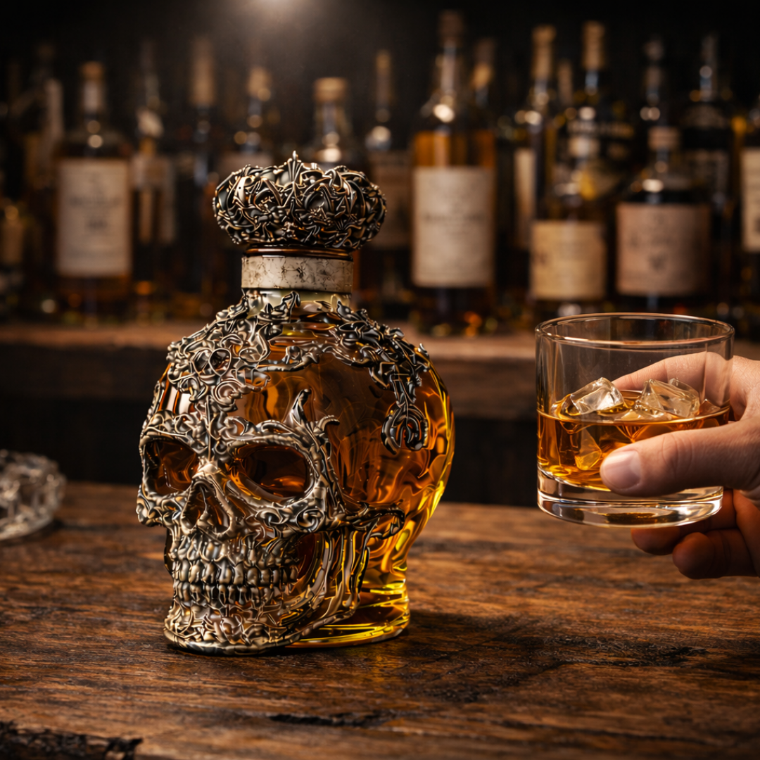 Botella de whisky Rey Muerto