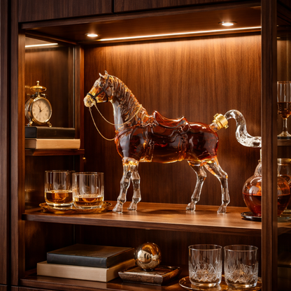 Botella de whisky Caballo