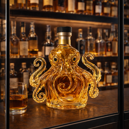 Botellas de whisky Pulpo