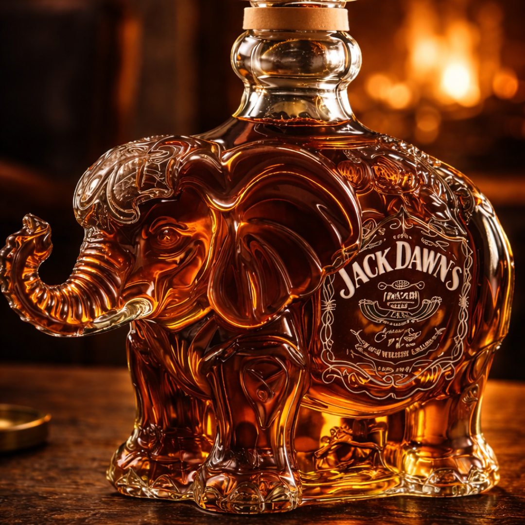 Botella de whisky Jack Daniel's  Elefante