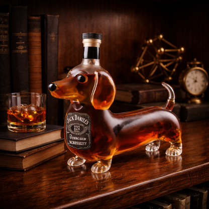 Botella de whisky Salchicha