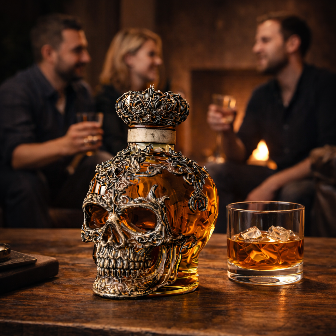 Botella de whisky Rey Muerto