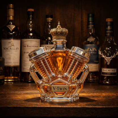 Botellas de whisky V8