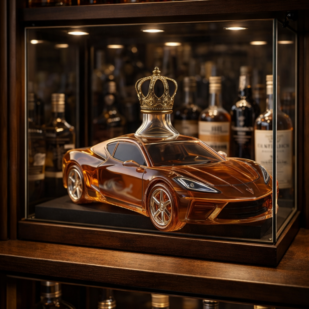 Botella de whisky Corvette