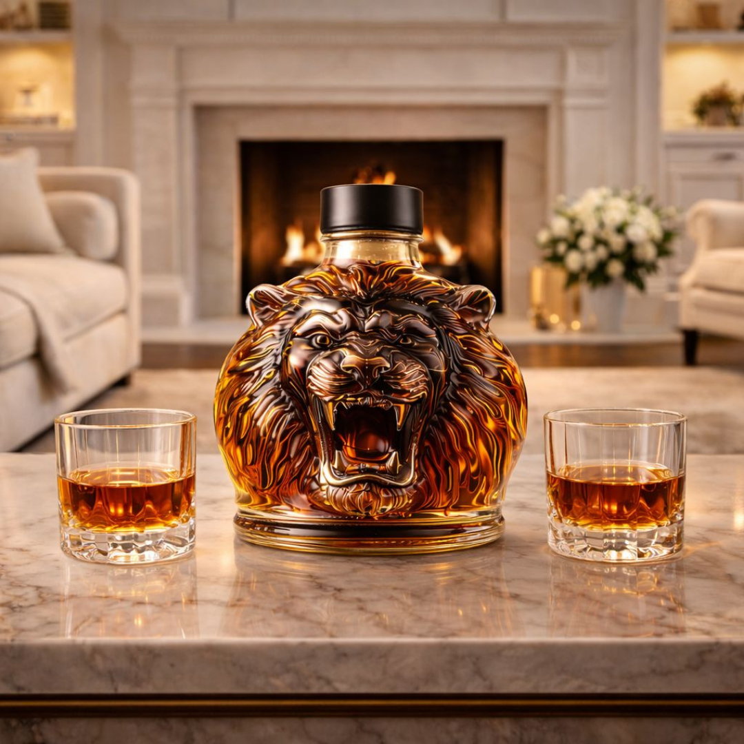 Botella de whisky León
